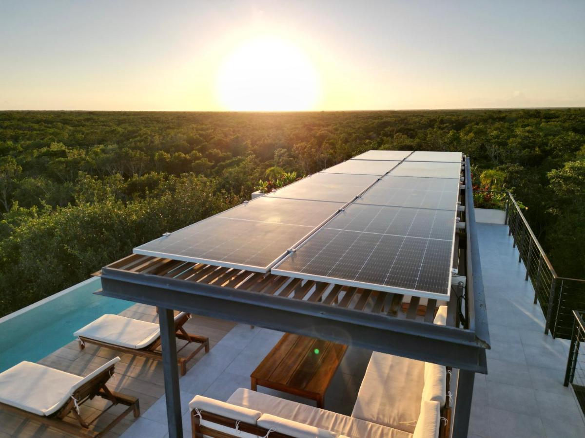 Stylish And Peaceful Jungle Studio At 525 Tulum Bagian luar foto