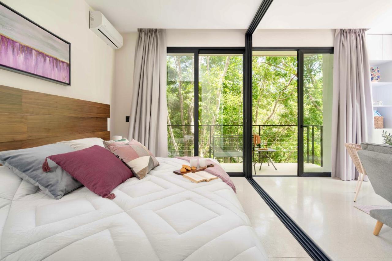 Stylish And Peaceful Jungle Studio At 525 Tulum Bagian luar foto