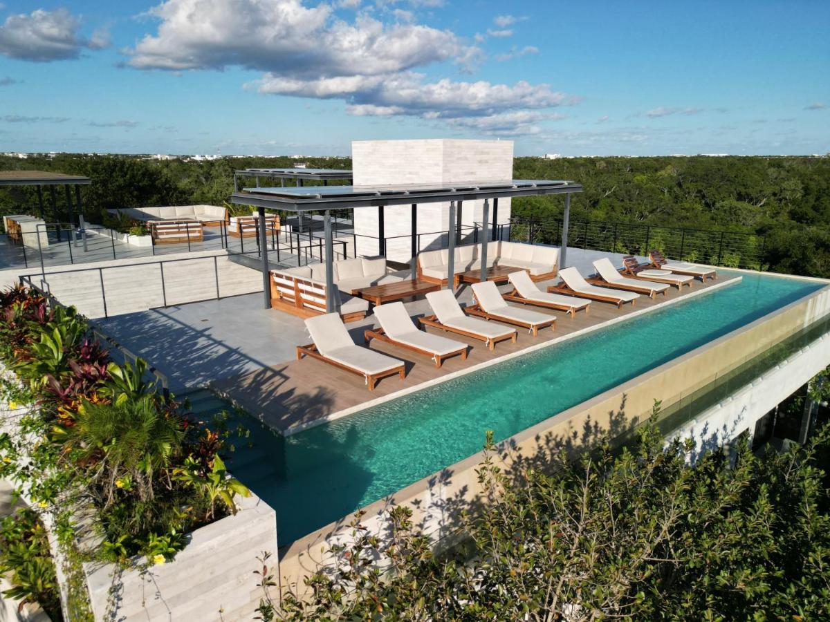 Stylish And Peaceful Jungle Studio At 525 Tulum Bagian luar foto