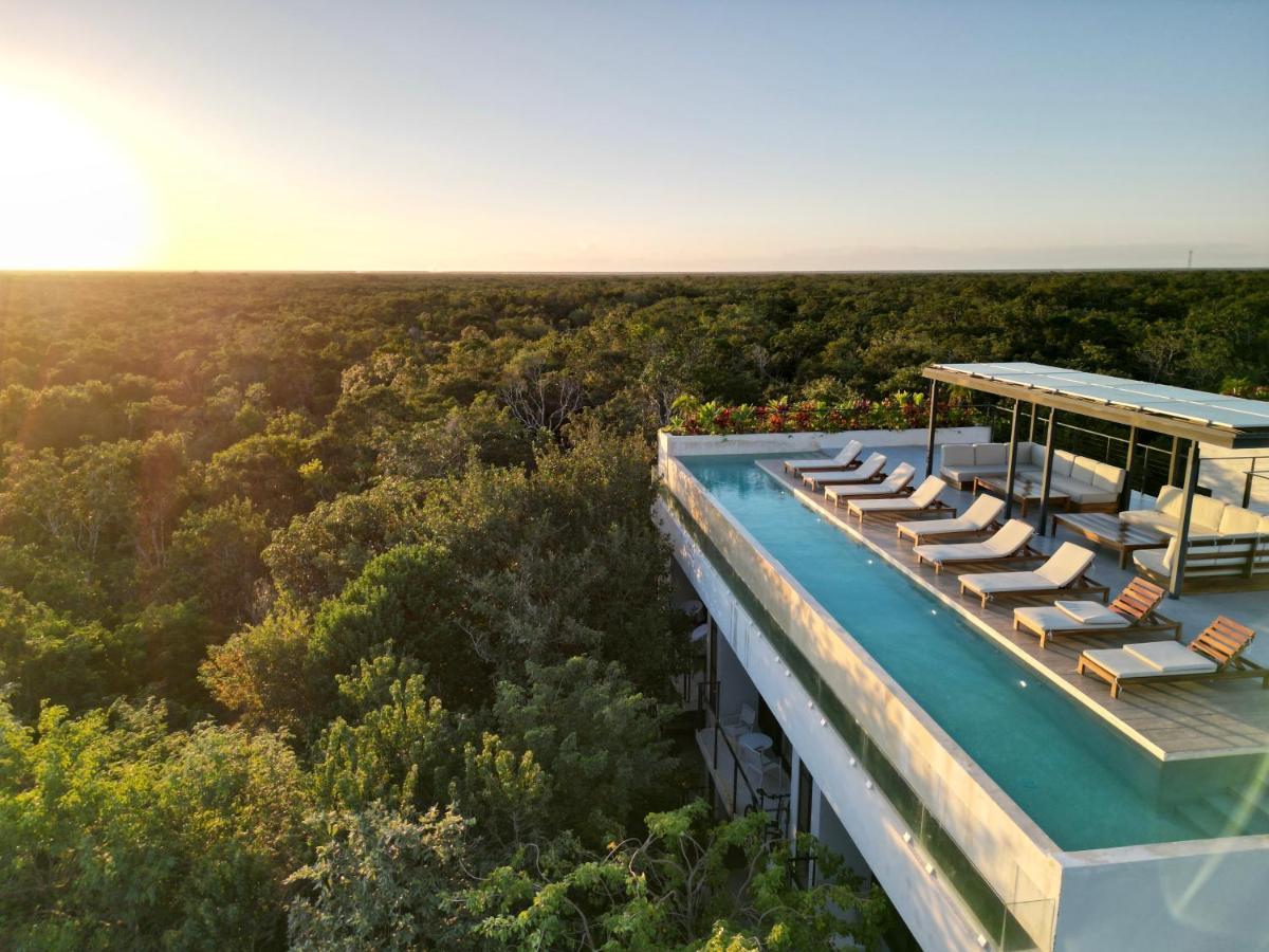Stylish And Peaceful Jungle Studio At 525 Tulum Bagian luar foto