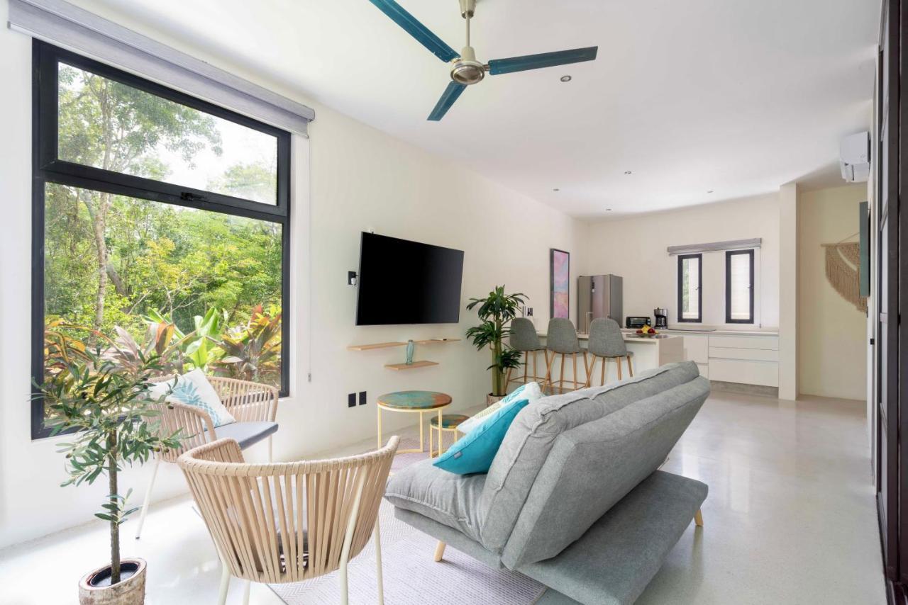 Stylish And Peaceful Jungle Studio At 525 Tulum Bagian luar foto