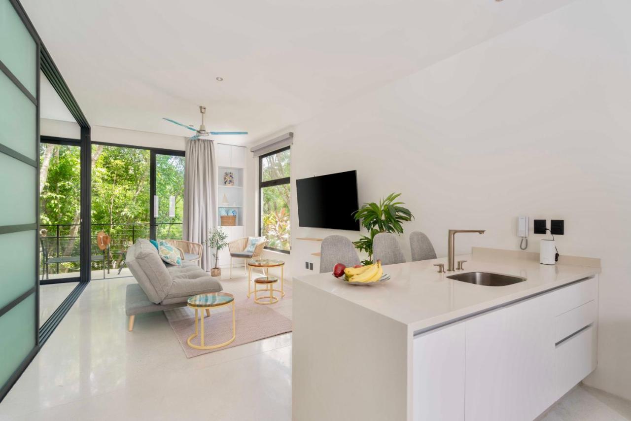 Stylish And Peaceful Jungle Studio At 525 Tulum Bagian luar foto