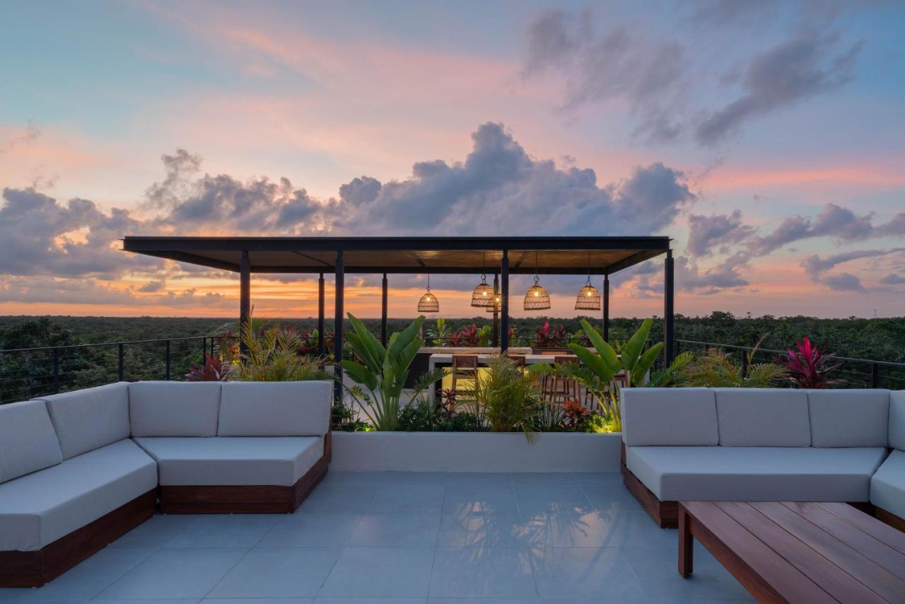 Stylish And Peaceful Jungle Studio At 525 Tulum Bagian luar foto