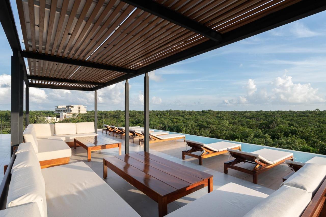 Stylish And Peaceful Jungle Studio At 525 Tulum Bagian luar foto