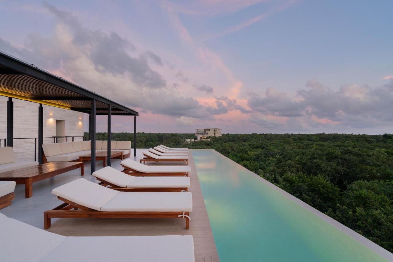 Stylish And Peaceful Jungle Studio At 525 Tulum Bagian luar foto