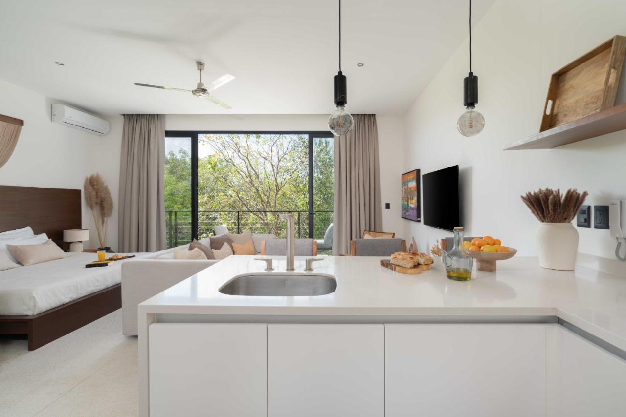 Stylish And Peaceful Jungle Studio At 525 Tulum Bagian luar foto